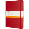 Блокнот MOLESKINE Classic Medium, линейка, красный QP050F2